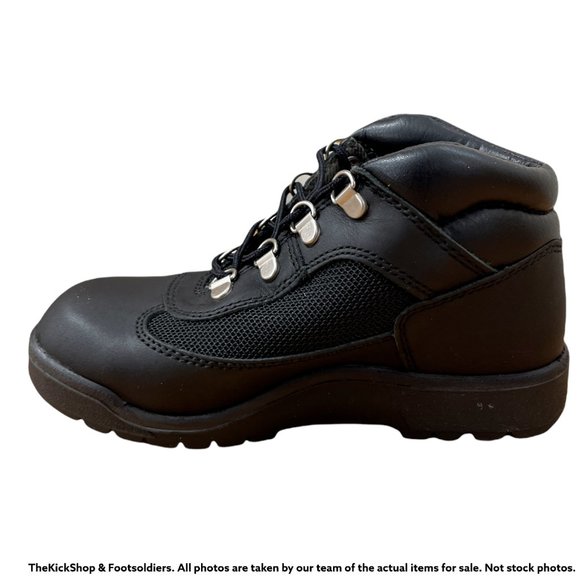 Timberland Field Boot Mid Top (Black) Preschool Boots - Picture 3 of 5